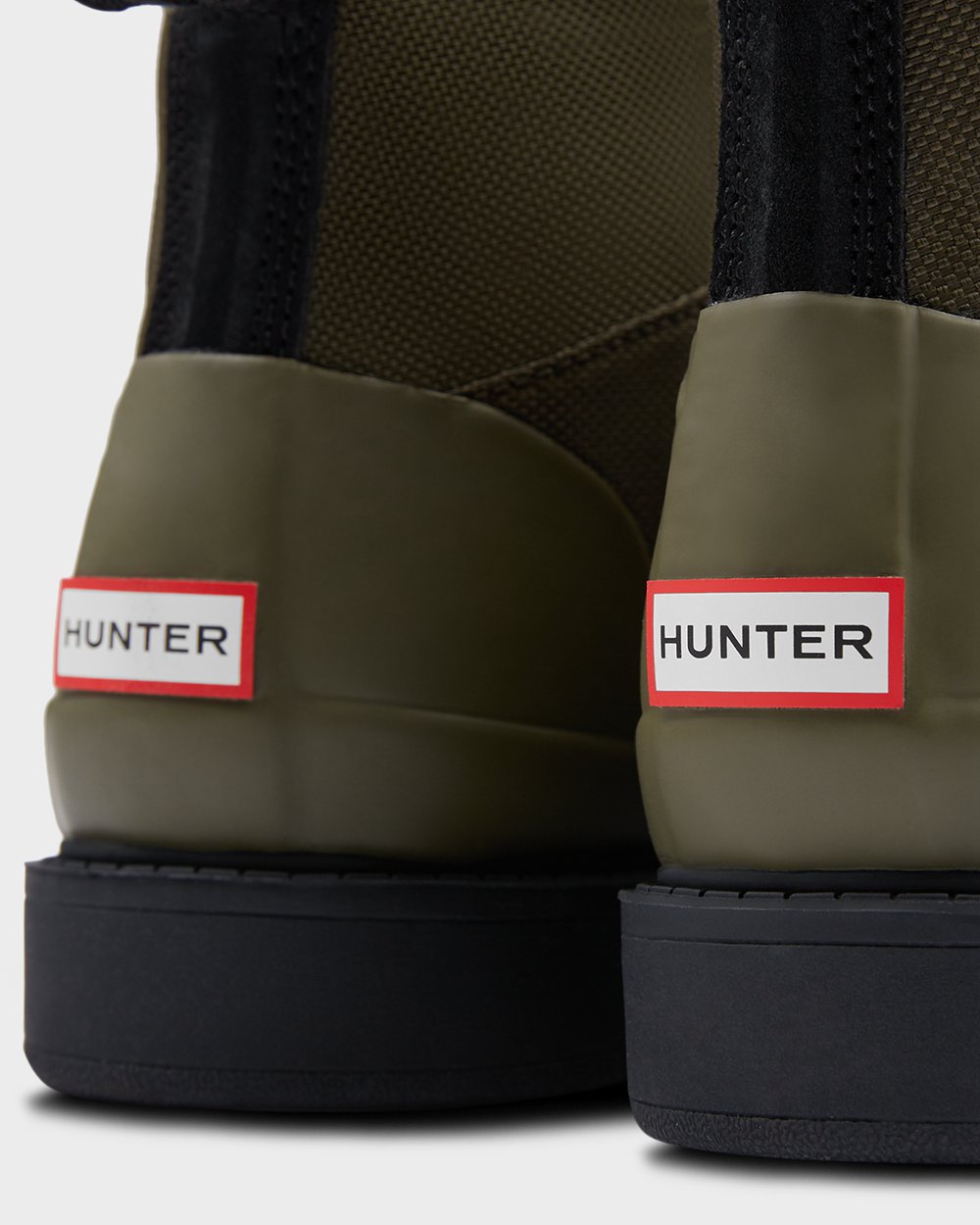 Women Hunter Original Insulated Ankle | Commando Boots Black/Olive | NZ-54972-UYFR